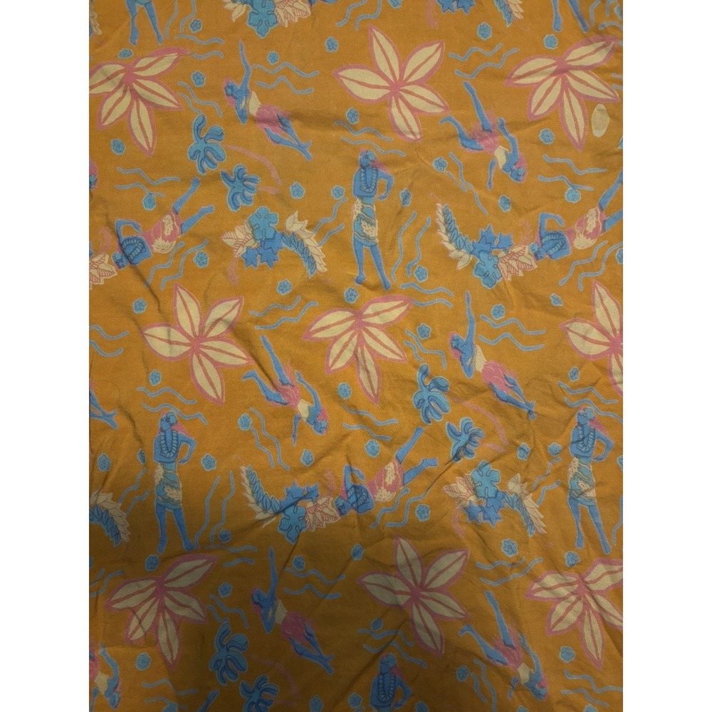 Vintage Rainbow Jo Maui Hawaii Midi Small Dress Rayon Sleeveless Tropical Womens - Picture 7 of 7